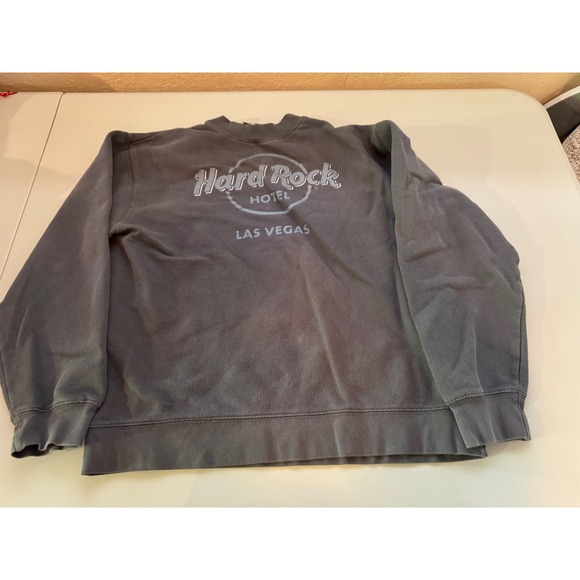 Hard Rock Tops - Hard Rock Hotel Las Vegas Black Sweatshirt Womens Oversized Graphic Pullover